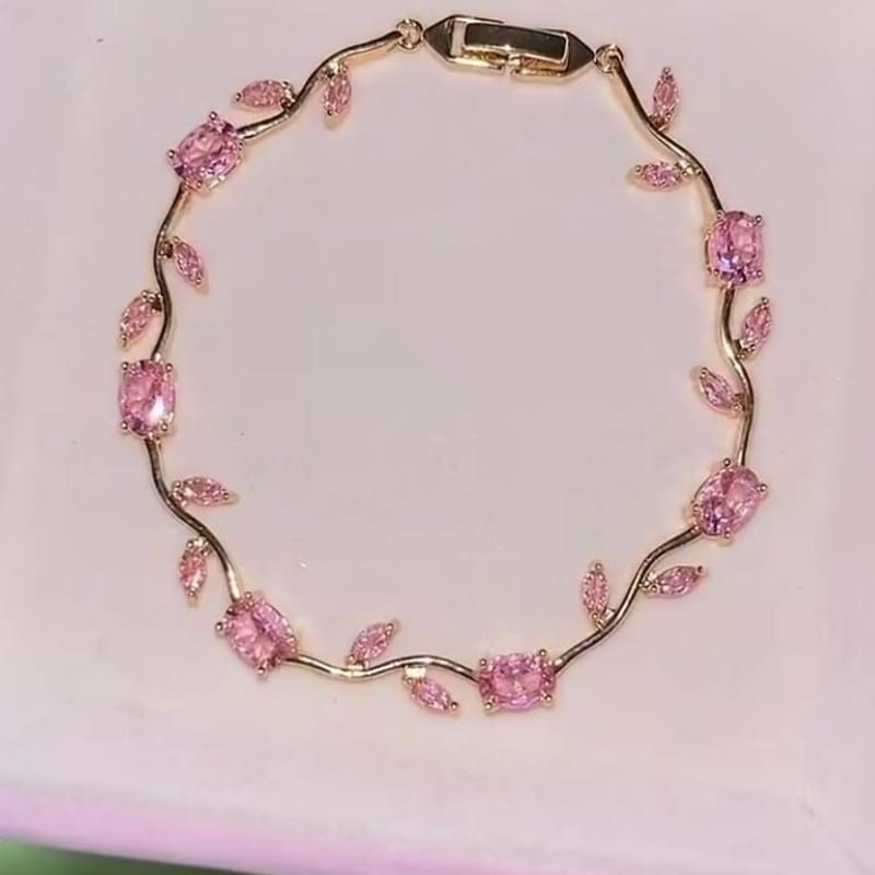 Pink Tulip Bracelet 🌷