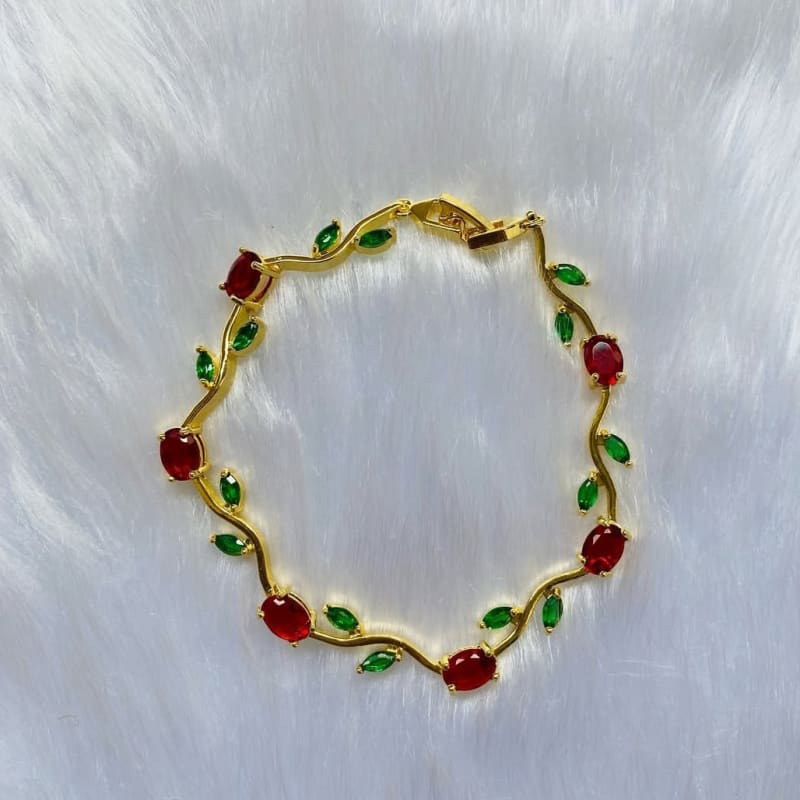 Red Tulip Bracelet 🌷