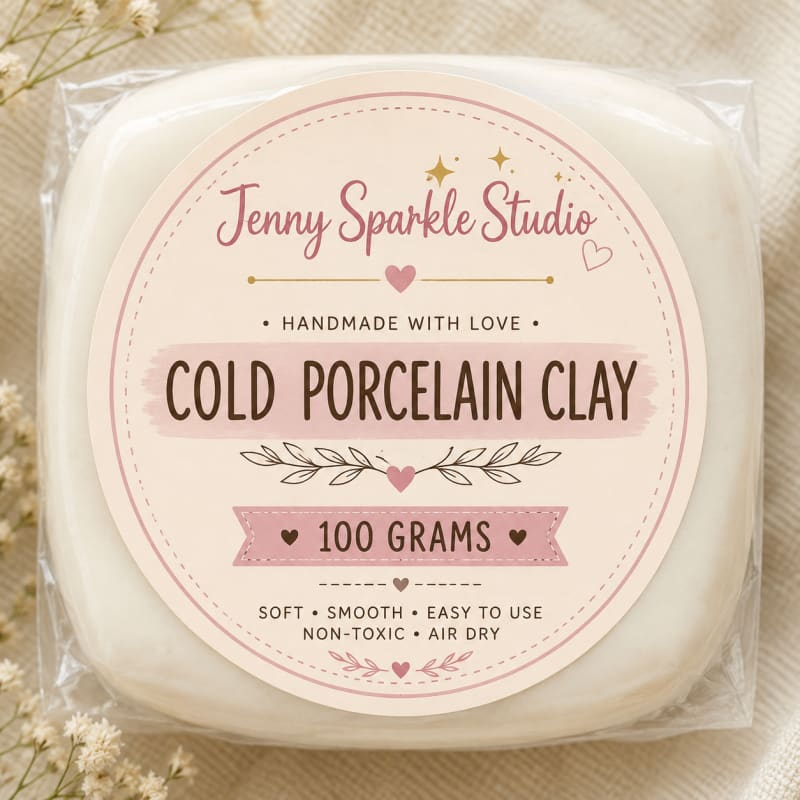 Jenny Sparkle Cold Porcelain Clay