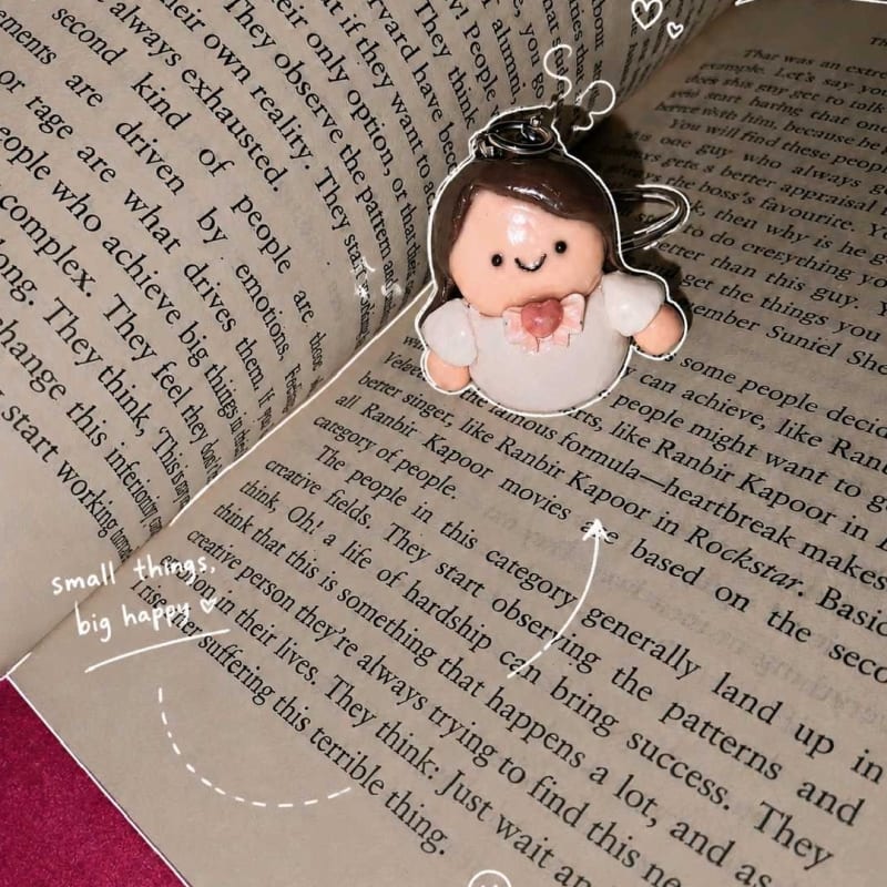 Clay Character Keychain
