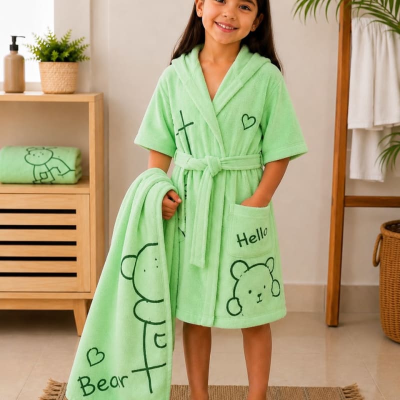 Kids bathrobe