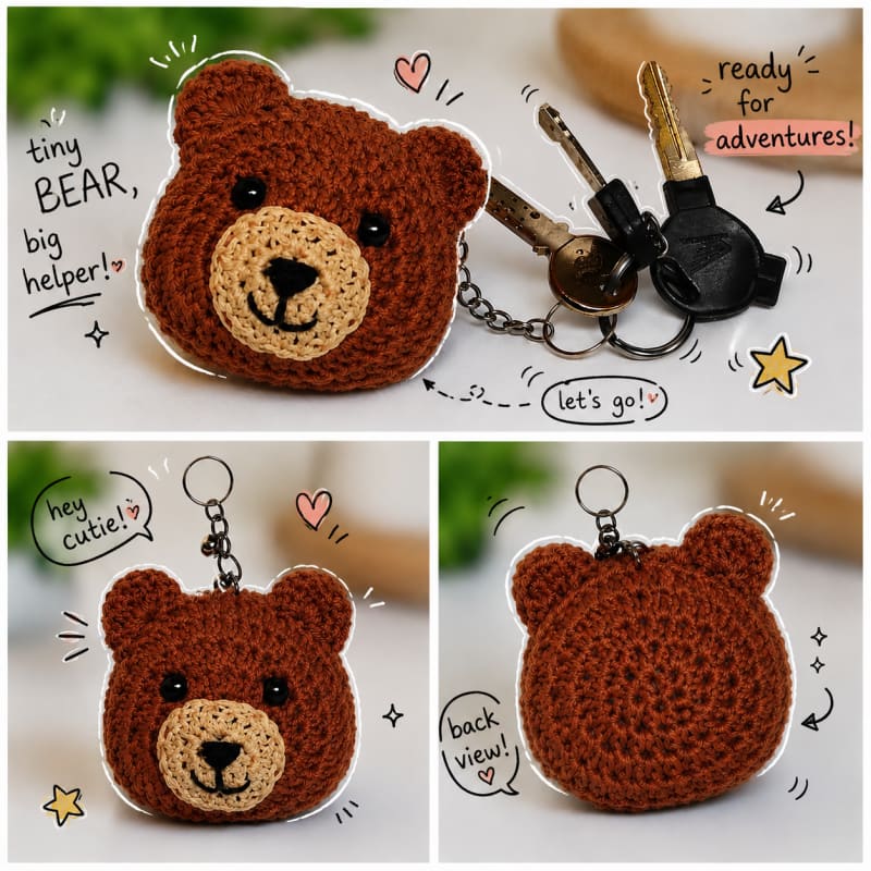 Teddy Coin Pouch