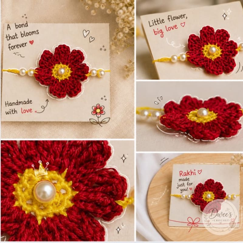 Crochet Rakhi 🌻