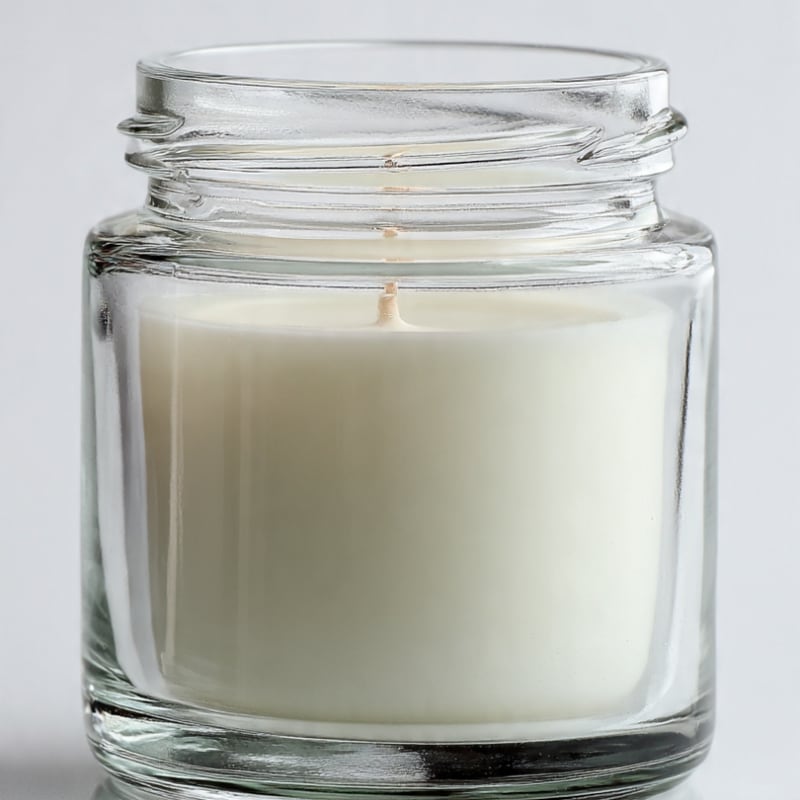 Salsa jar candle soya wax faragnce lemon grass