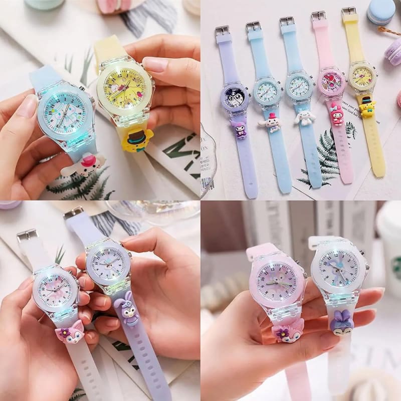 Cartoon Hand Watch with Light