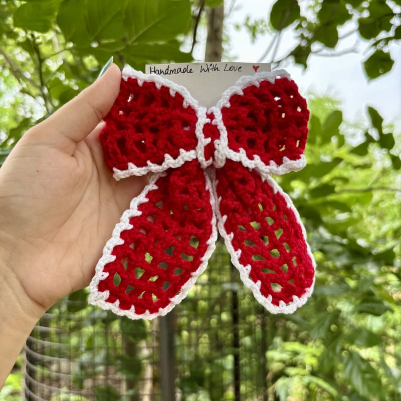 Crochet bow🎀