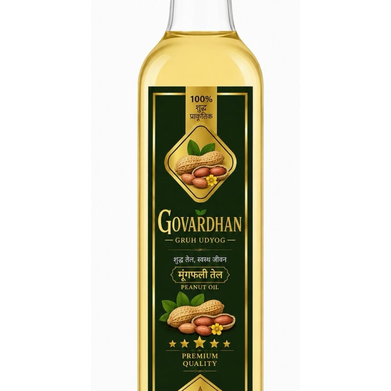 Govardhan Peanut Oil – 1 Litre