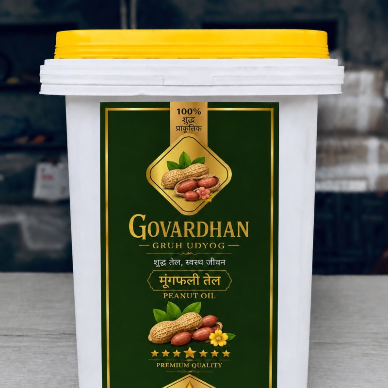 Govardhan Peanut Oil – 5 Litre