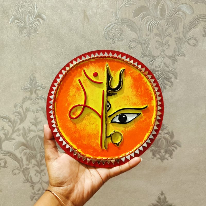 Navratri lippan art