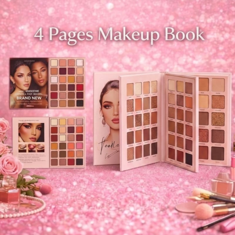 K.Y.L.Plus Multipurpose 4 in 1 makeup book Eyeshadow Highlighter all in one makeup book palette (4 in 1)