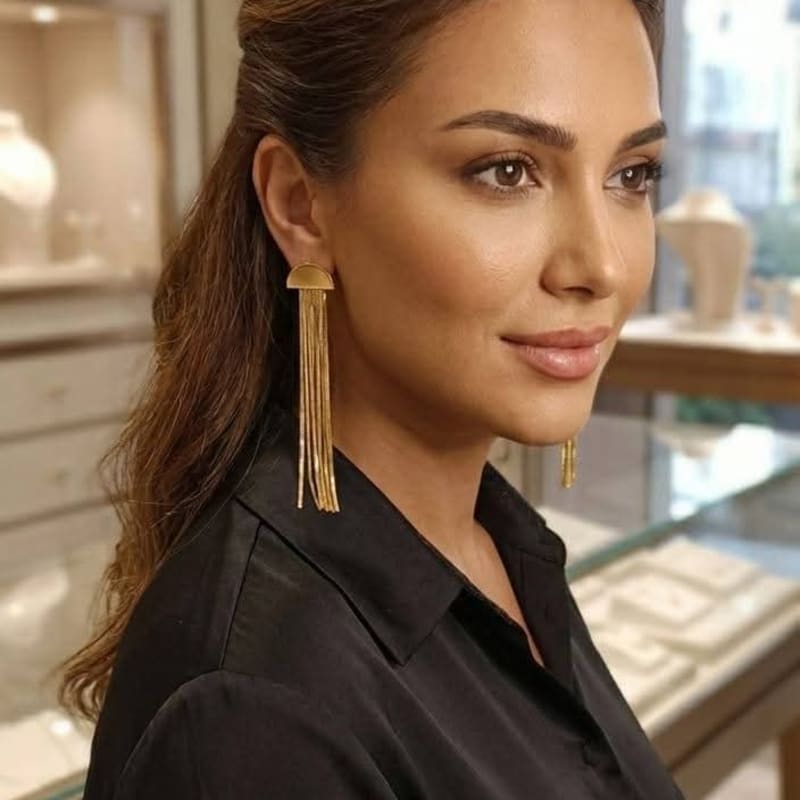 Long Chain Earrings
