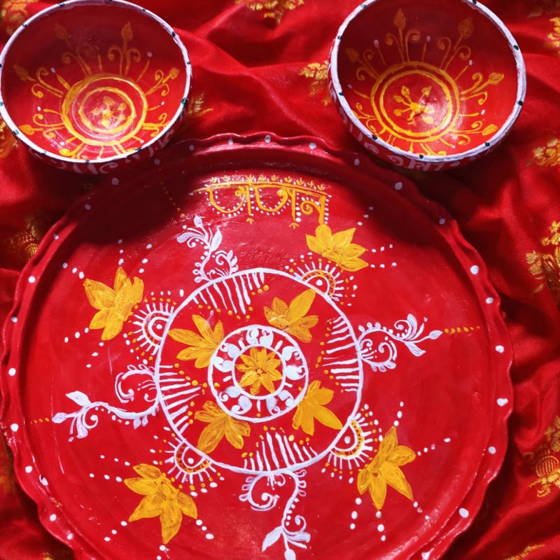 Customized thali set