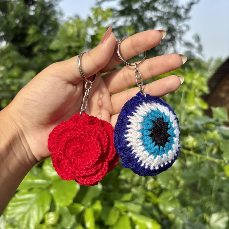 Crochet keychain