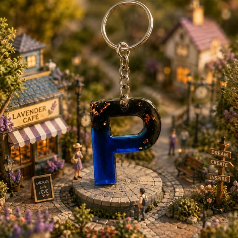 Letter Keychain