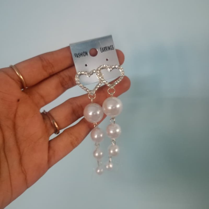 Pearl earrings