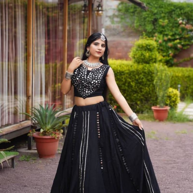 Black lehenga