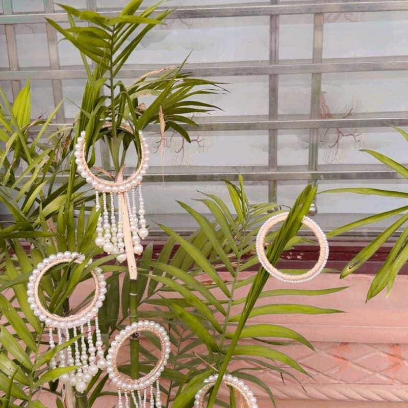 Pearl Bangles Set