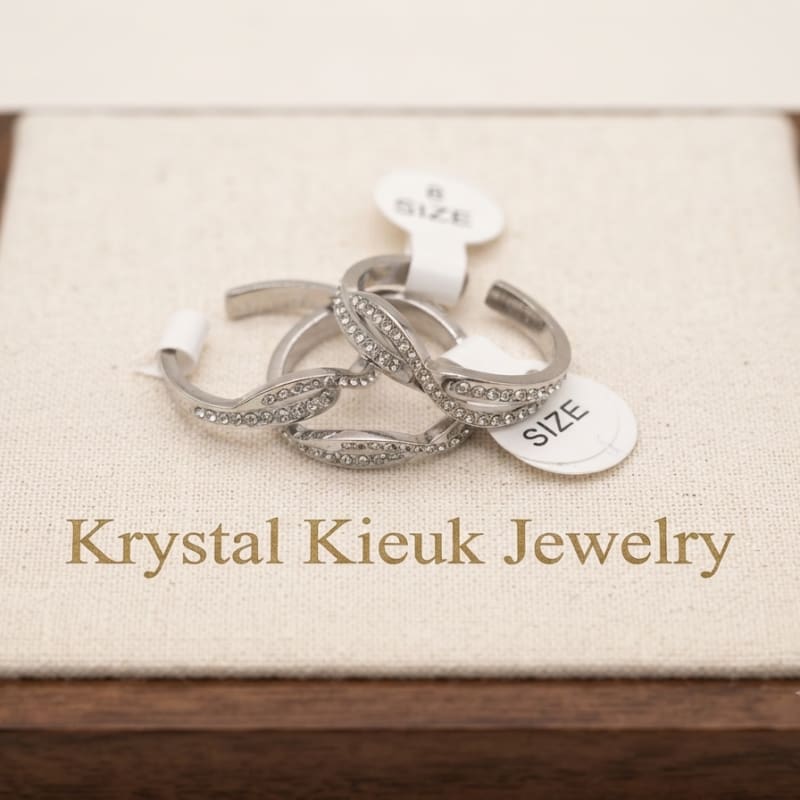 Silver adjustable ring