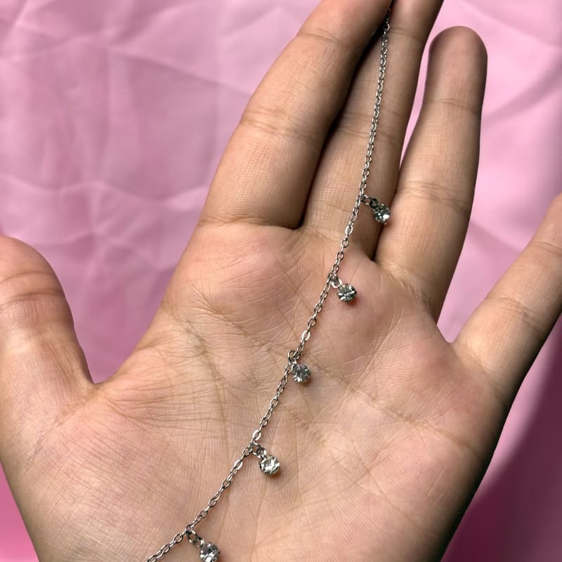 Dainty silver bracelet