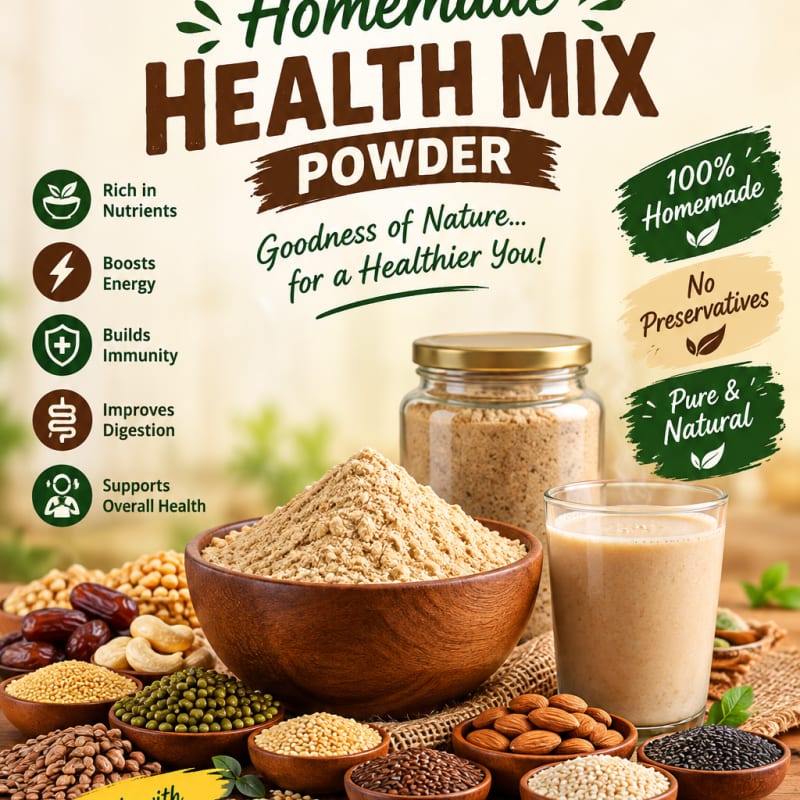 Homemade Health Mix Powder