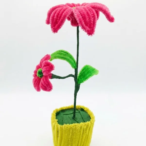 Pink Handmade Flower Pot 🌷