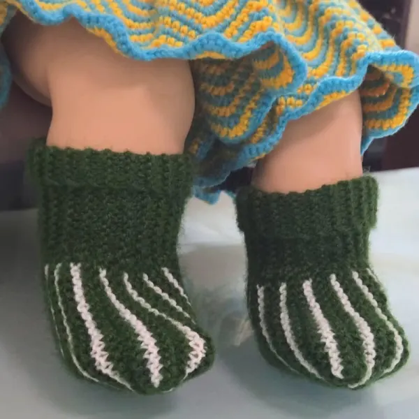 Handmade Woolen Baby Boots