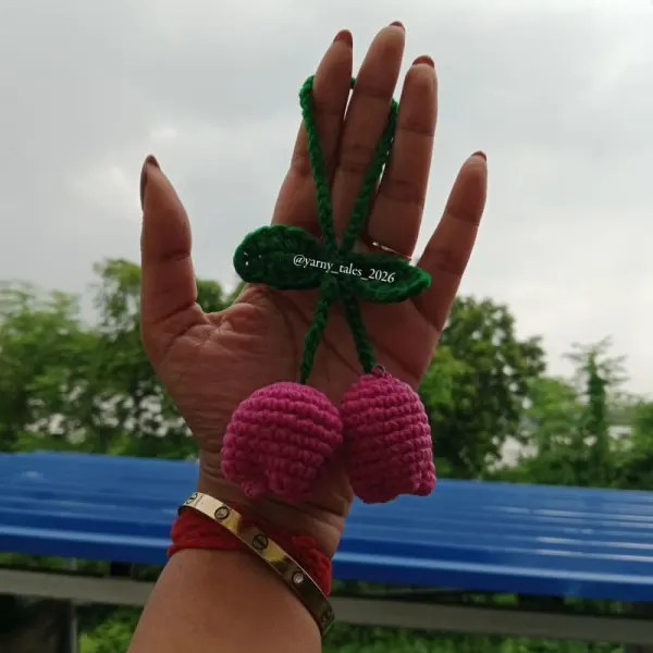 Tulip Bag Charm/ Hair Tie