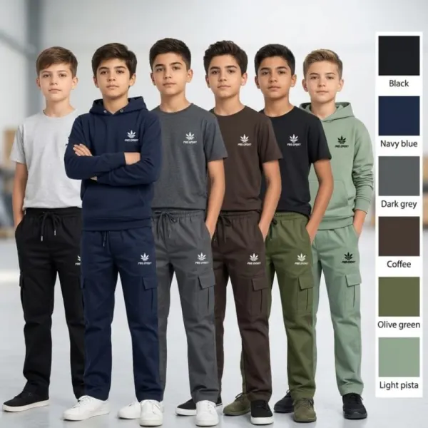 Cotton twill kid night pent