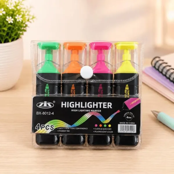 High Lighting Highlighter (Pack Of 4 Piece) - 1 Set