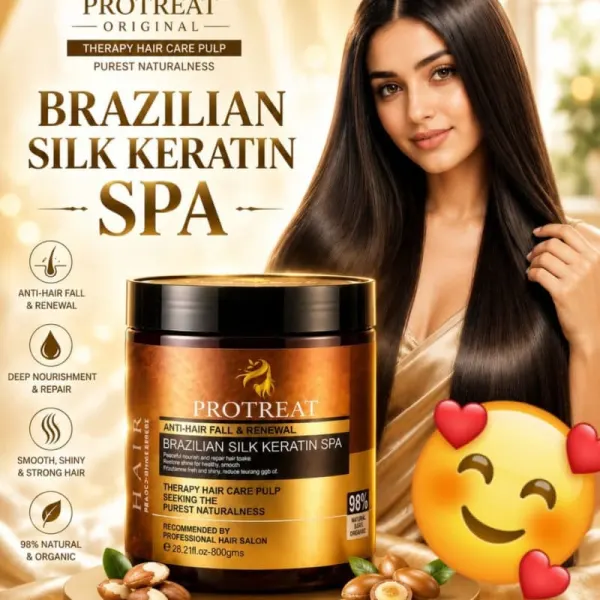 ✨ Brazilian Silk Keratin Spa