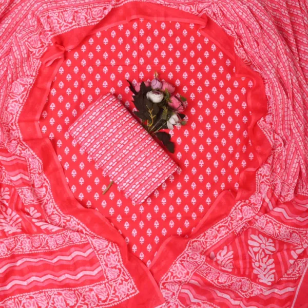Unstitched cotton suit