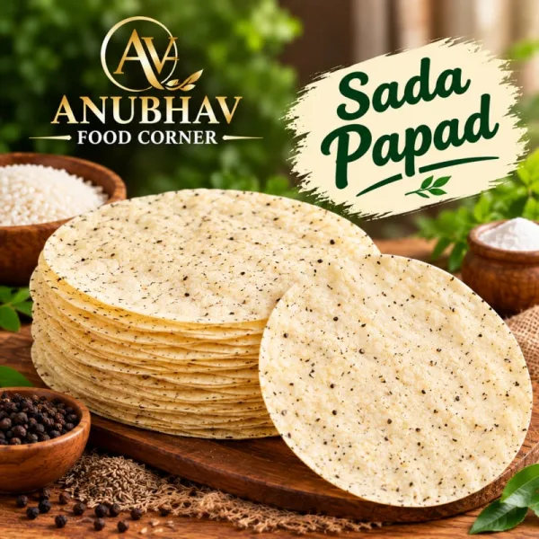 Chokhana sada papad