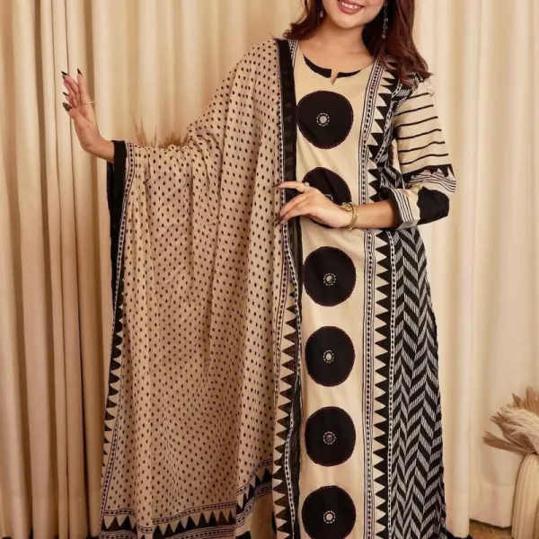 Kurta Pant Dupatta Set