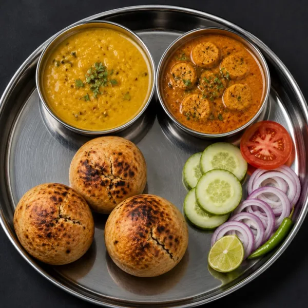 Dal bati thali