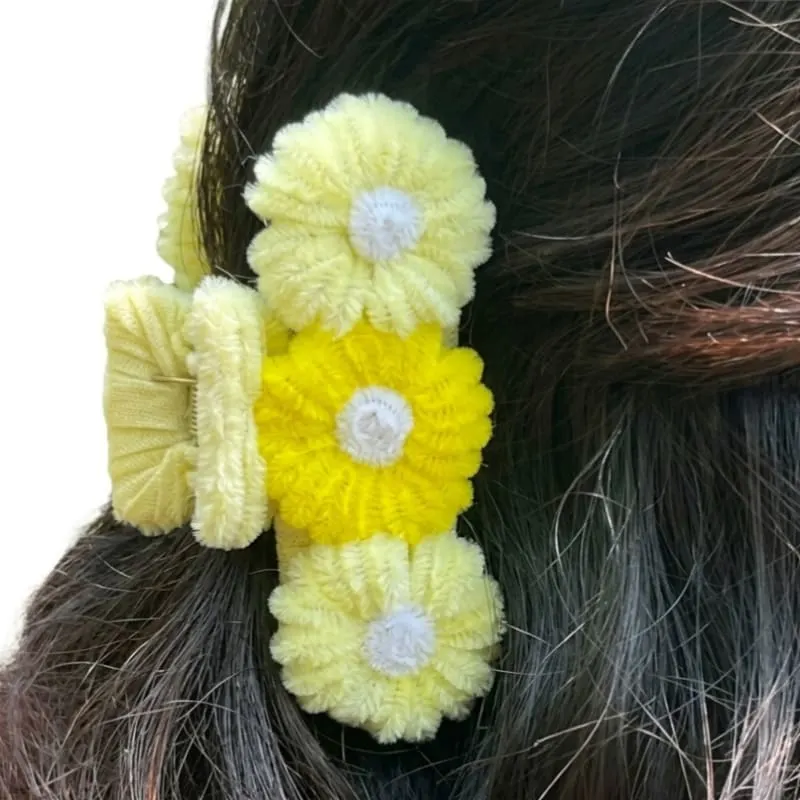 Cute Yellow Hair Clip for Girls | Stylish Fashion Hair Accessory