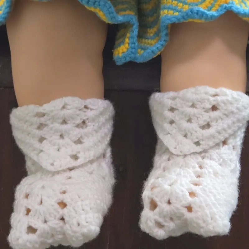 Crochet Baby Boots