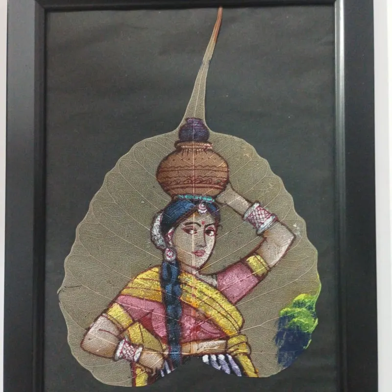 Leaves painting