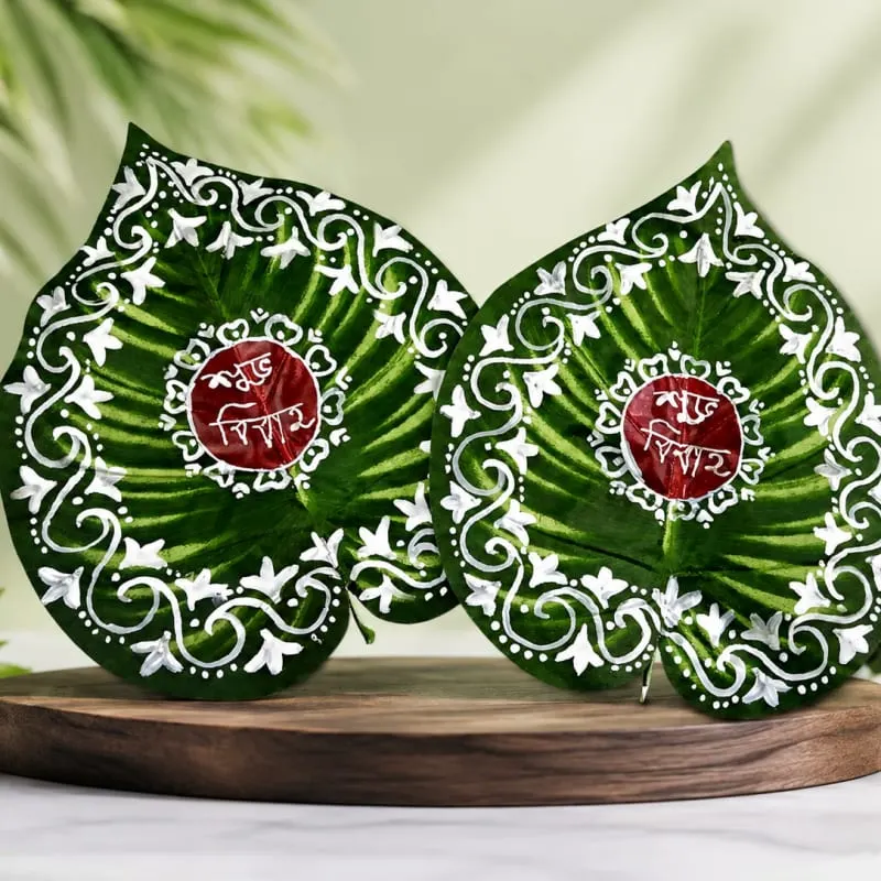Customized Bengali Wedding Paan Patta