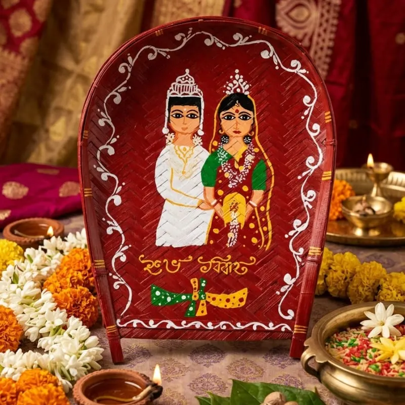 Customized kulo for bengali weeding