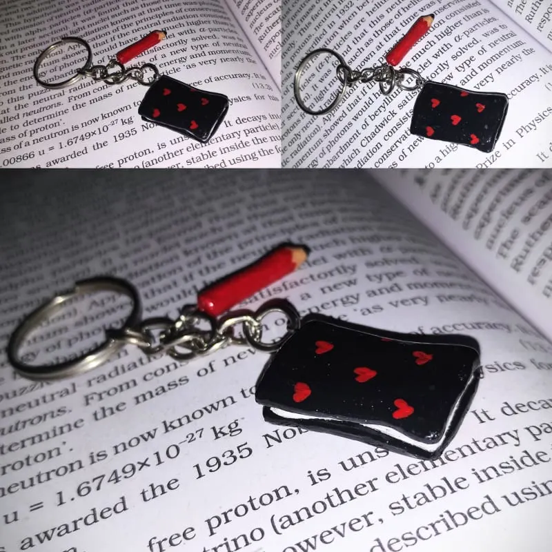 Tiny Book of Love Keychain❤️