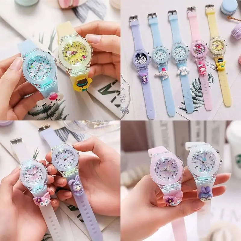 Cartoon Hand Watch with Light