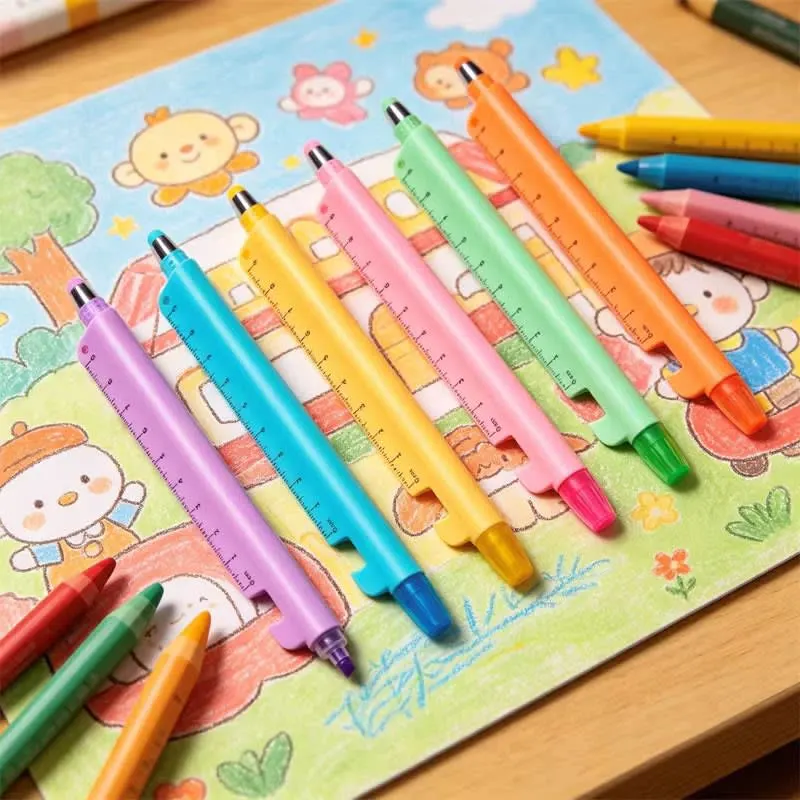 Multifunctional Hightler with Pen & Scale