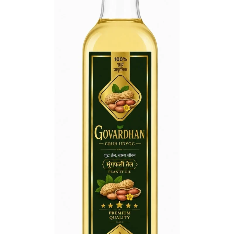 Govardhan Peanut Oil – 1 Litre