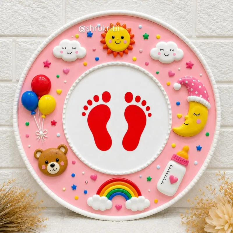 Baby Footprints Keepsake