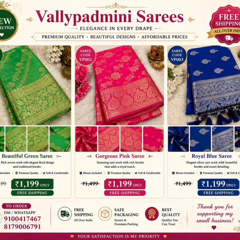 Elegant zari sarees