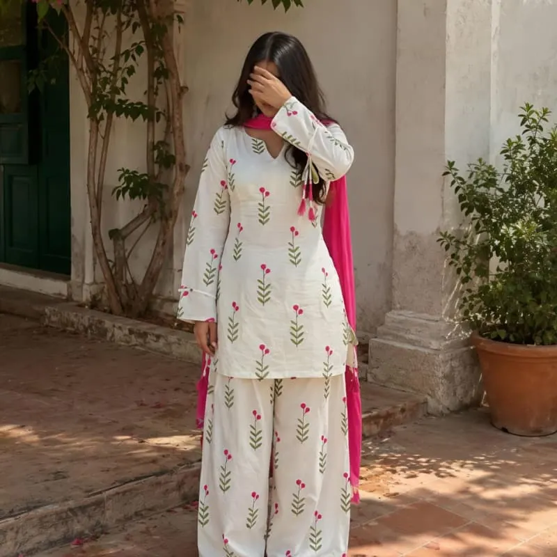 Pink farshi suit