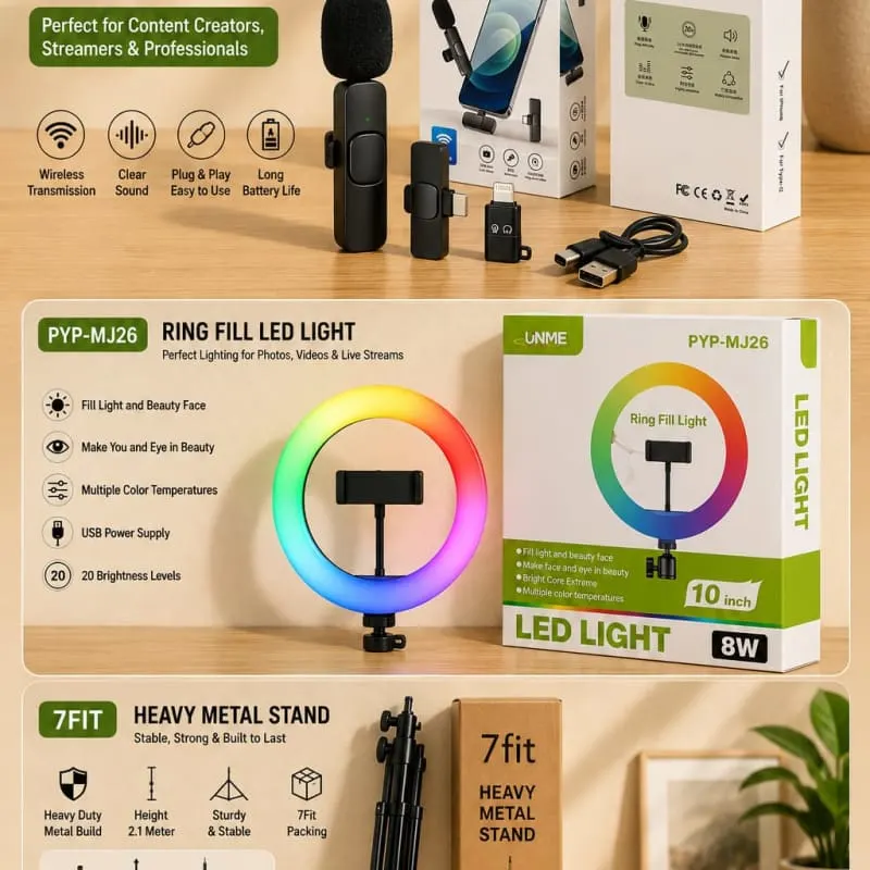 Ring light combo
