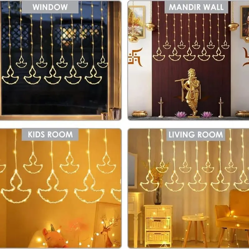 Diya light Curtain