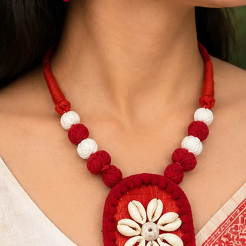 Handcrafted Cowrie Shell Jewelry Set