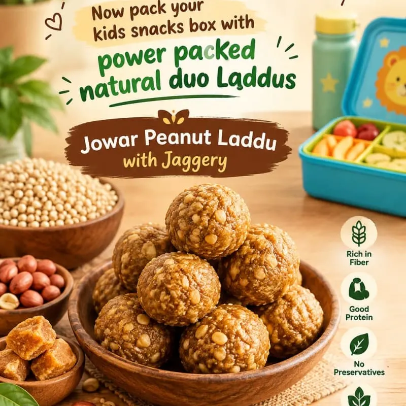 Jowar Peanut Laddu
